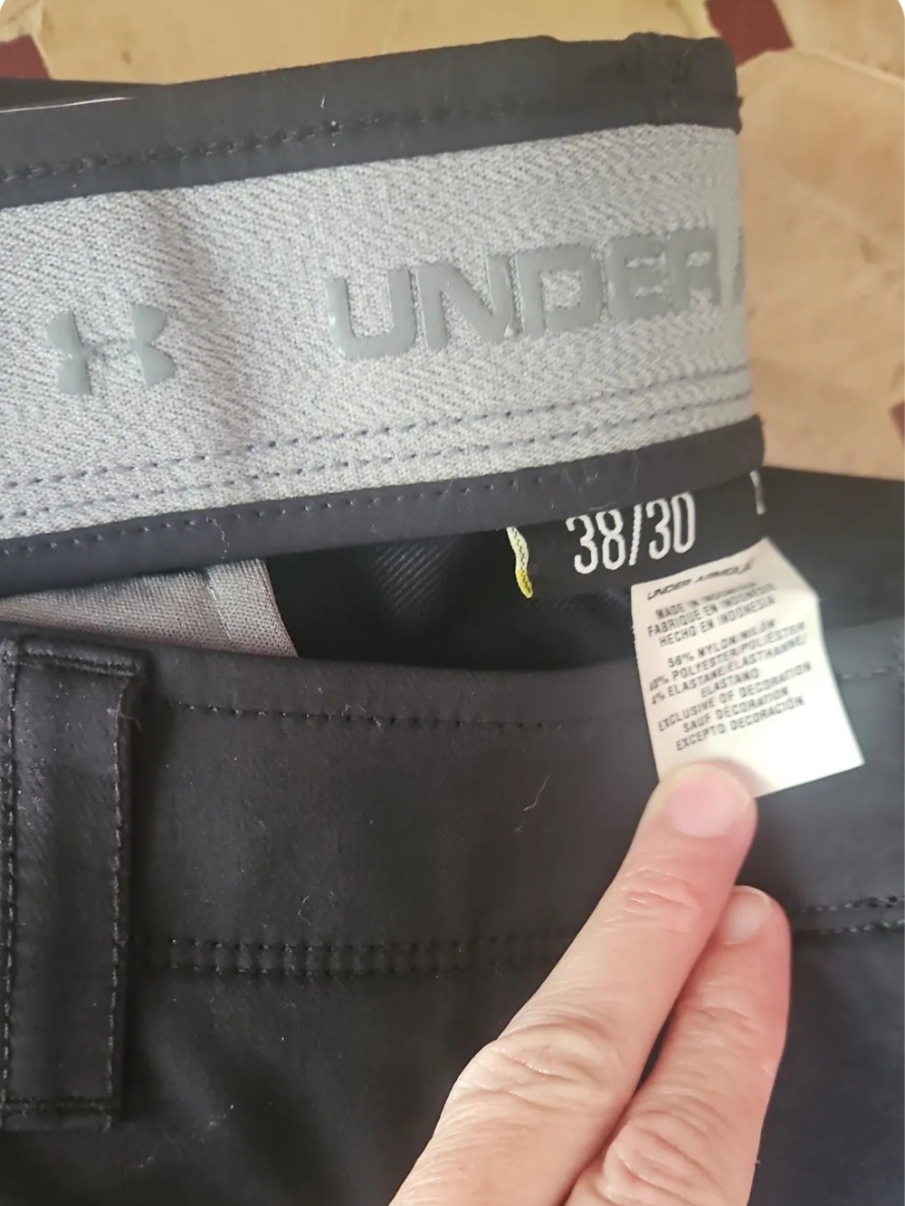 Under Armour Men’s Black Chino-Style Performance Pants